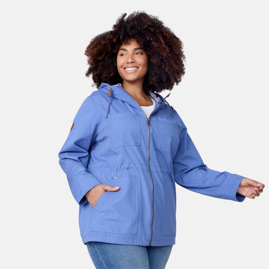 Women's Plus Size Lightweight Cascade Canvas Jacket