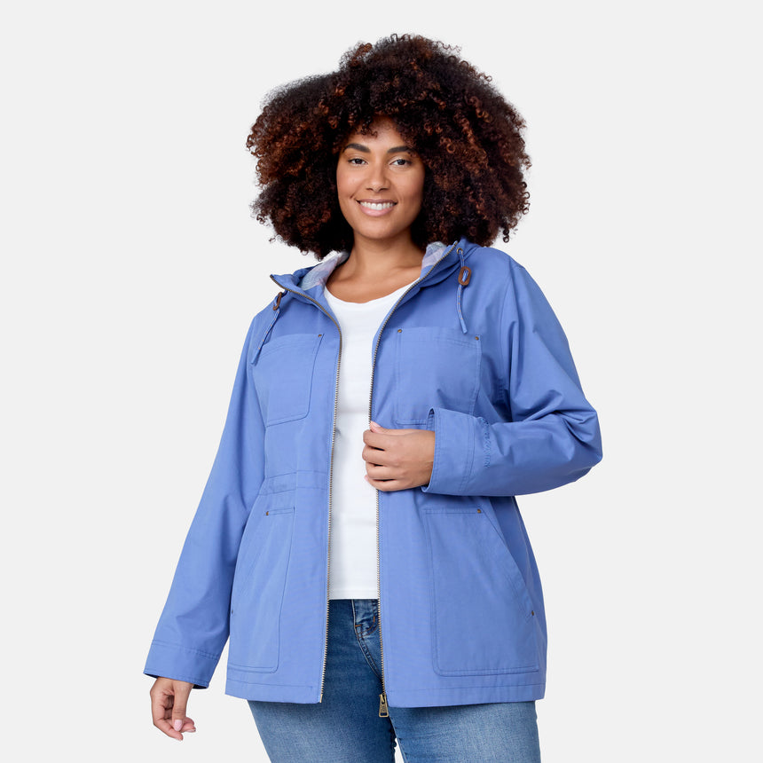 Women's Plus Size Lightweight Cascade Canvas Jacket