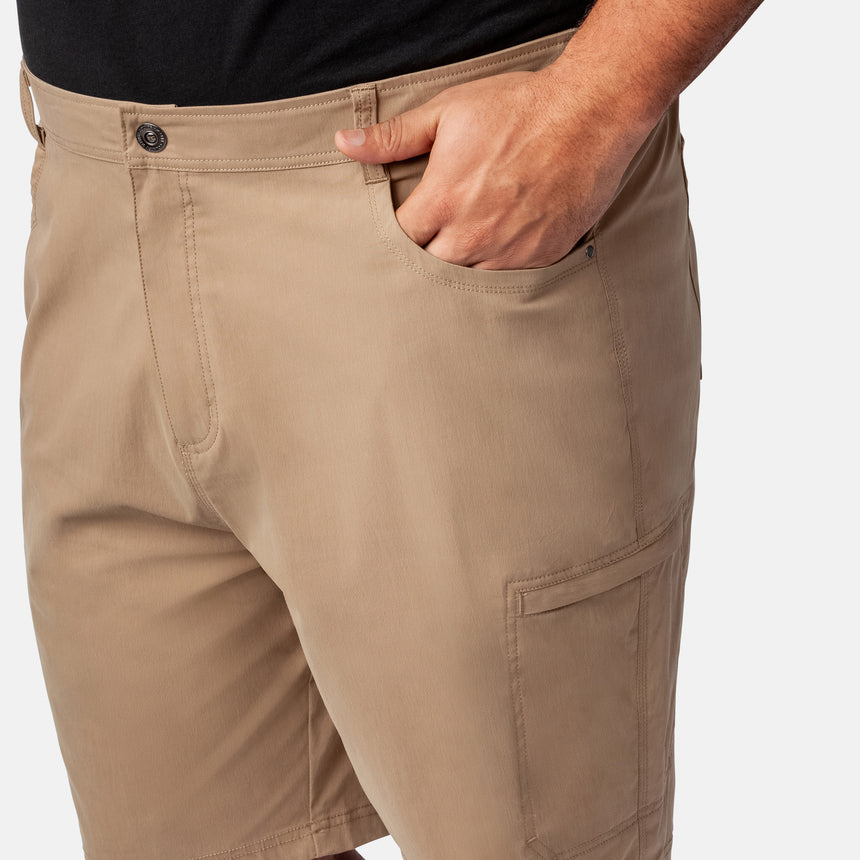 Men's Stretch Active Poplin Trek Cargo Short