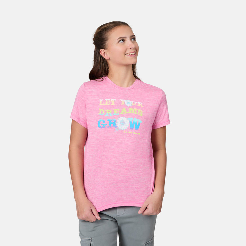 Girls' Microtech® Graphic Crew Neck Shirt