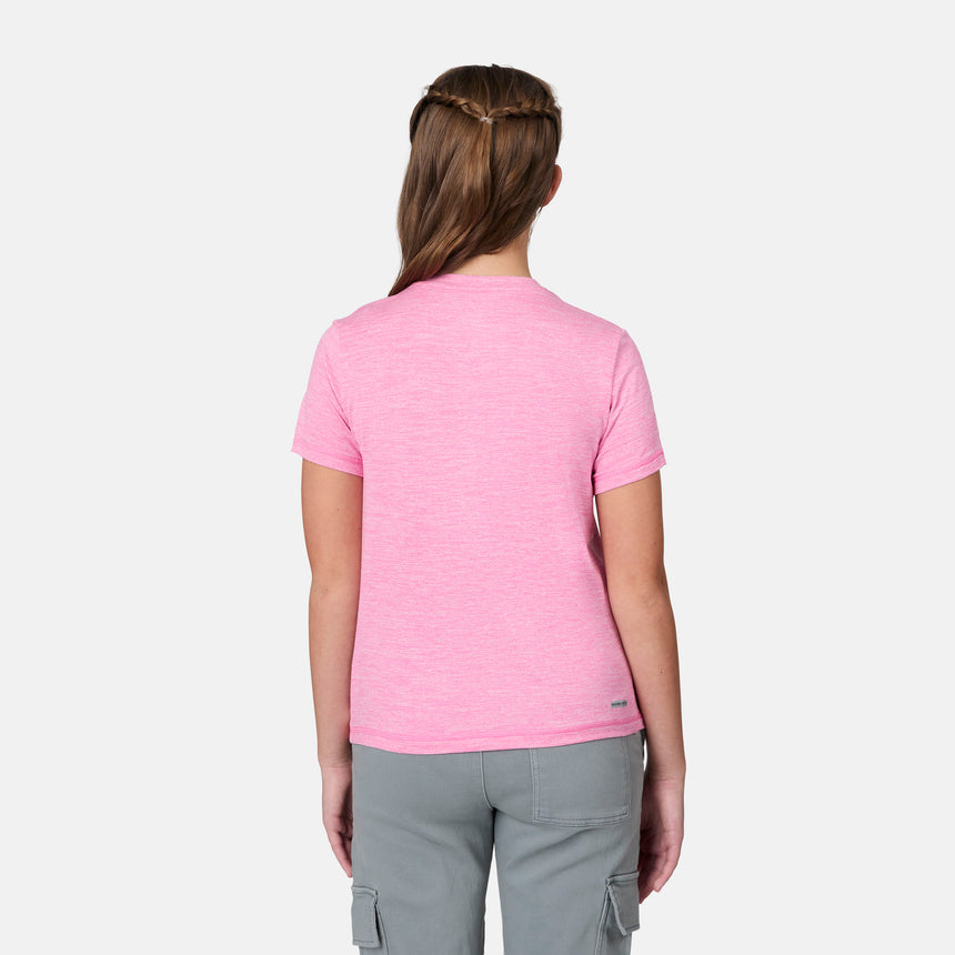 Girls' Microtech® Graphic Crew Neck Shirt