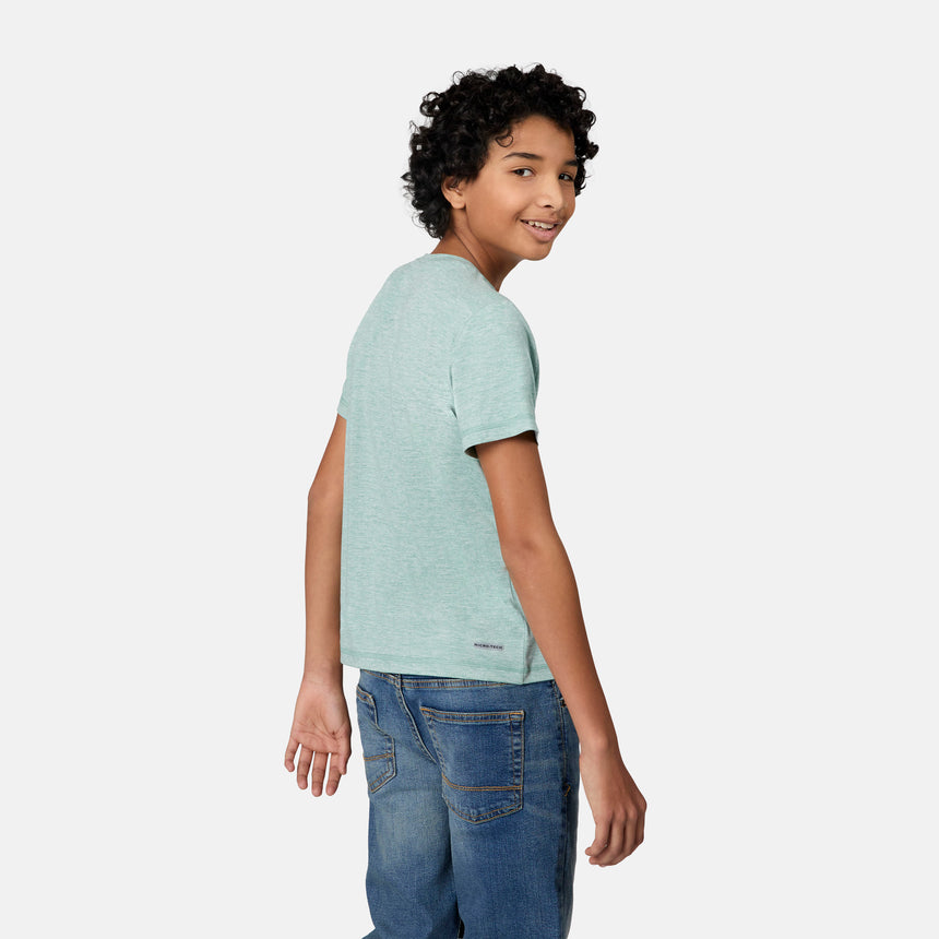 Boys' Microtech® Graphic Crew Neck Shirt
