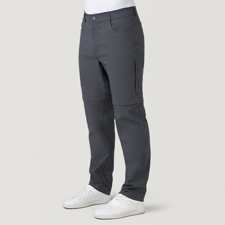 Men's Nylon Stretch Convertible Pant - Deep Charcoal #color_deep-charcoal