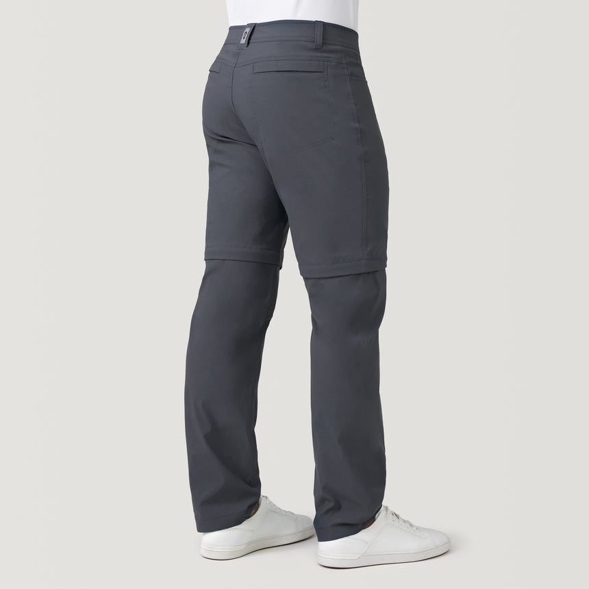 Men's Nylon Stretch Convertible Pant - Deep Charcoal #color_deep-charcoal