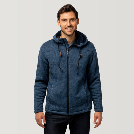 Men's Osprey Sweater Knit Fleece Jacket - Cool Blue - M #color_cool-blue