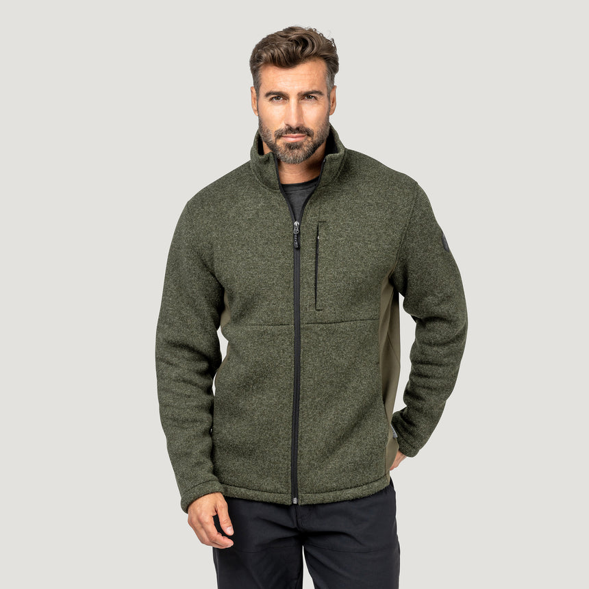 Men's Badland Textured Mountain Fleece Jacket