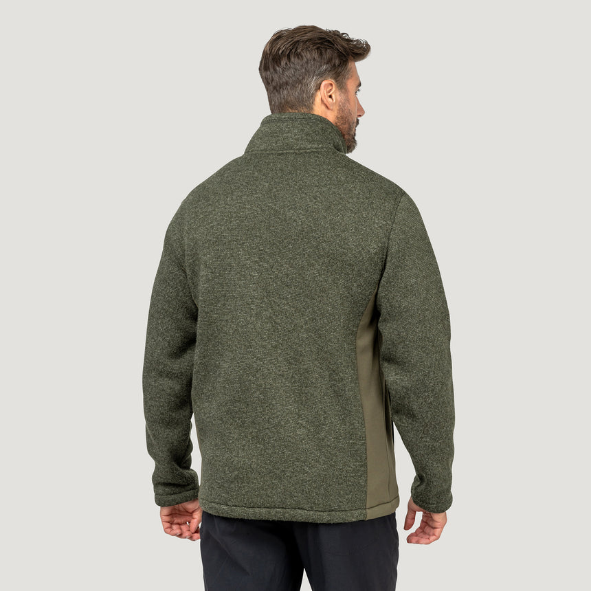 Men's Badland Textured Mountain Fleece Jacket