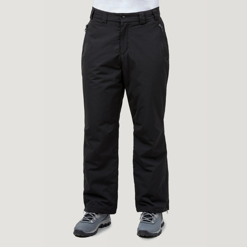 Men's Padded Ski Pant - Black #color_black