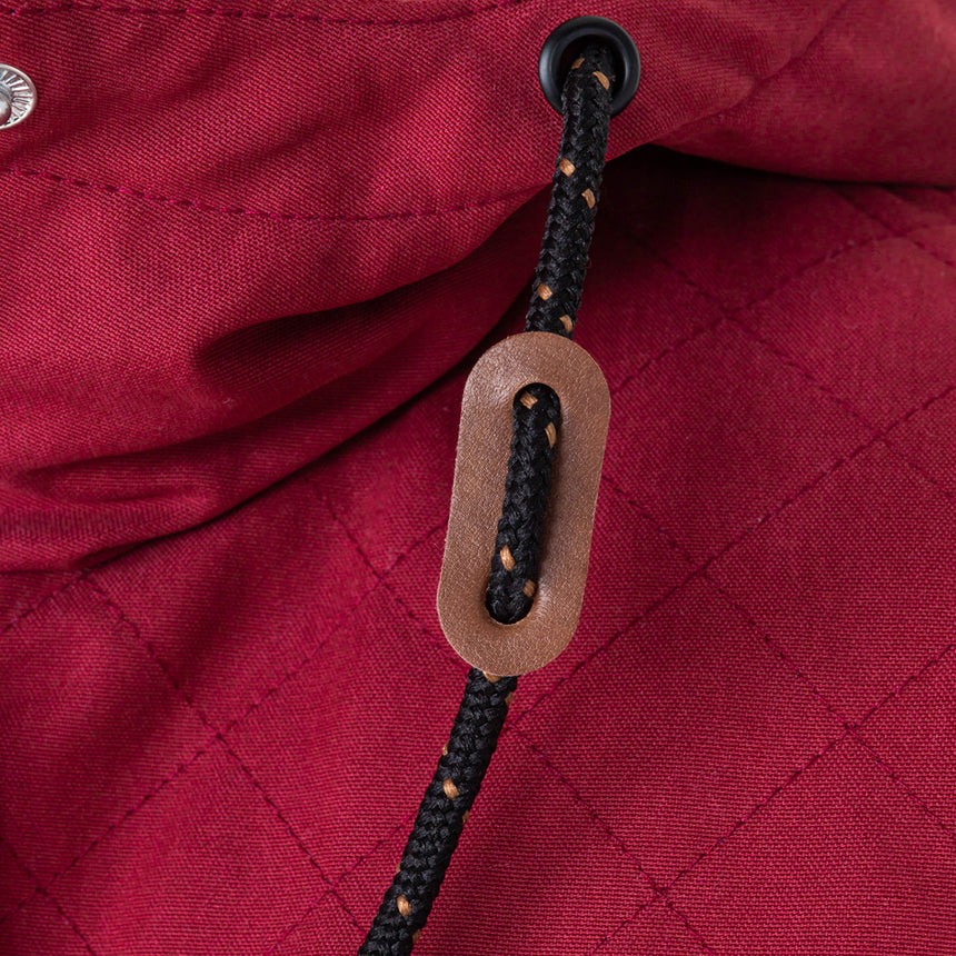 Women's Cascade Canvas Riva Jacket - Sangria - S #color_sangria