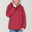 Women's Cascade Canvas Riva Jacket - Sangria - S #color_sangria