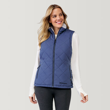 Women's Expedition Stratus Lite Reversible Vest - Stormy - S #color_stormy