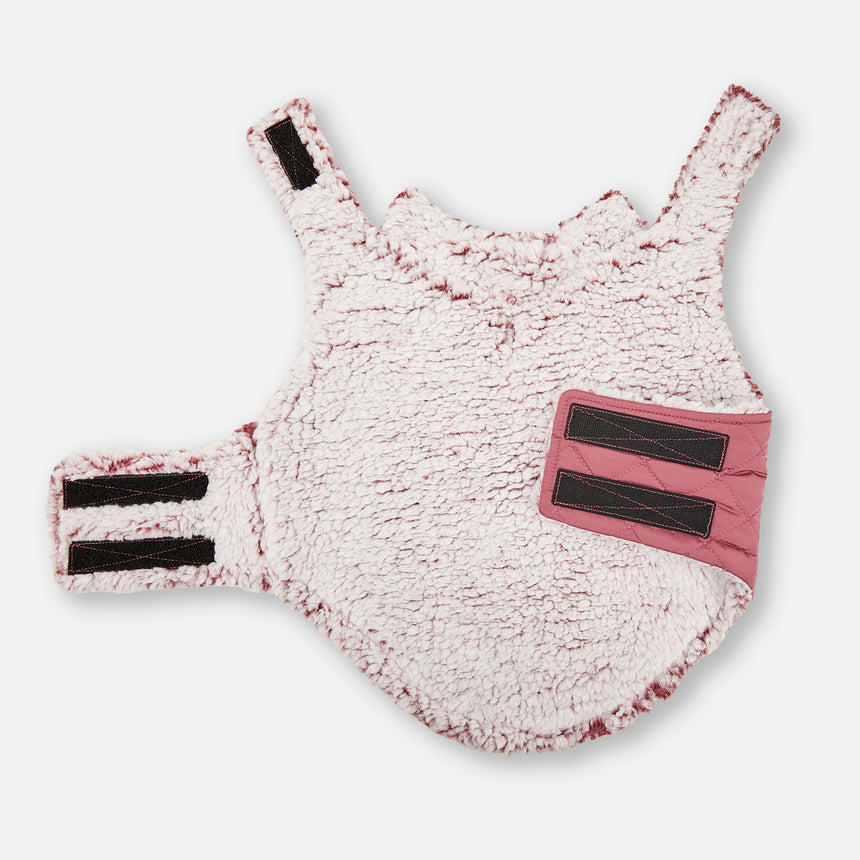 Stratus Lite Reversible Dog Jacket - Pink Clay #color_pink-clay