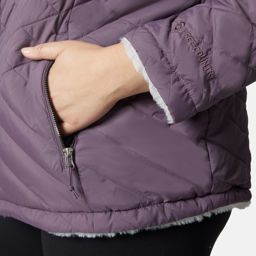 Women's Plus Size FreeCycle® Cloud Lite II Reversible Jacket