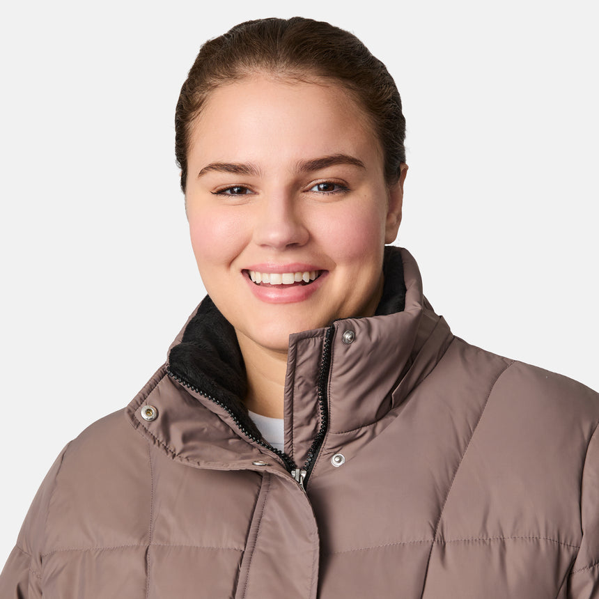 Women's Plus Size Full Length Splendor Down Jacket