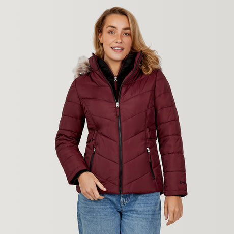 Women's Unstoppable II Poly Air Touch Jacket - Brick - S #color_brick