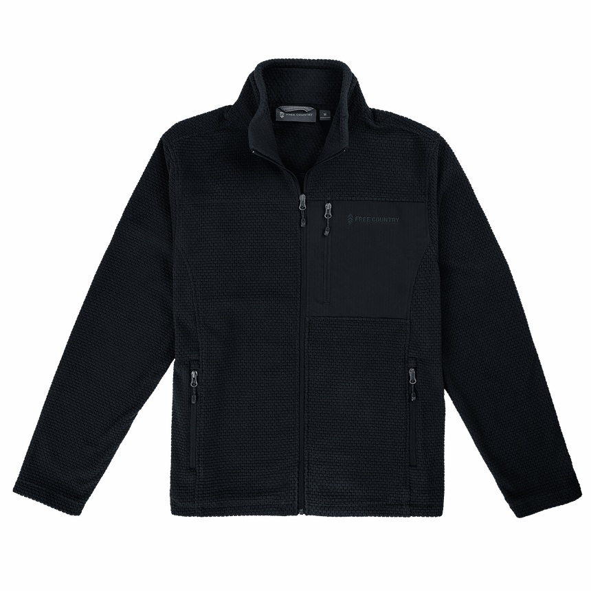 Men's Calabaza II Brick Fleece Jacket - Black - M #color_black