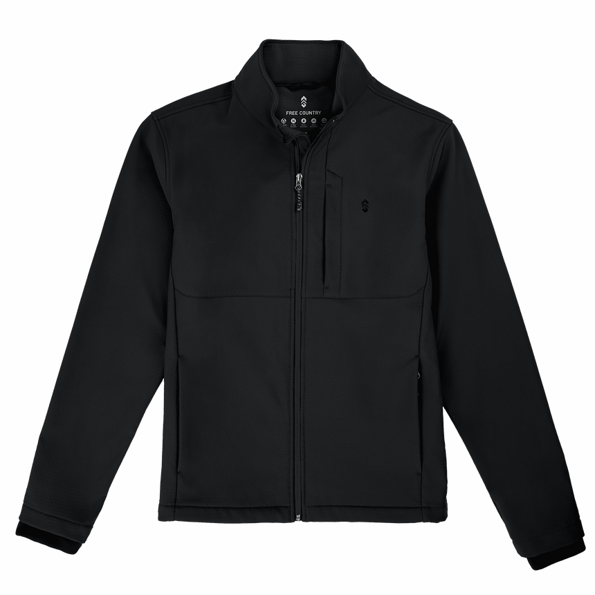 Men's Lanier Super Softshell® Jacket - Black - M #color_black