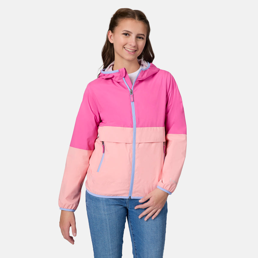 Girls' Easy Hiking Windshear Jacket