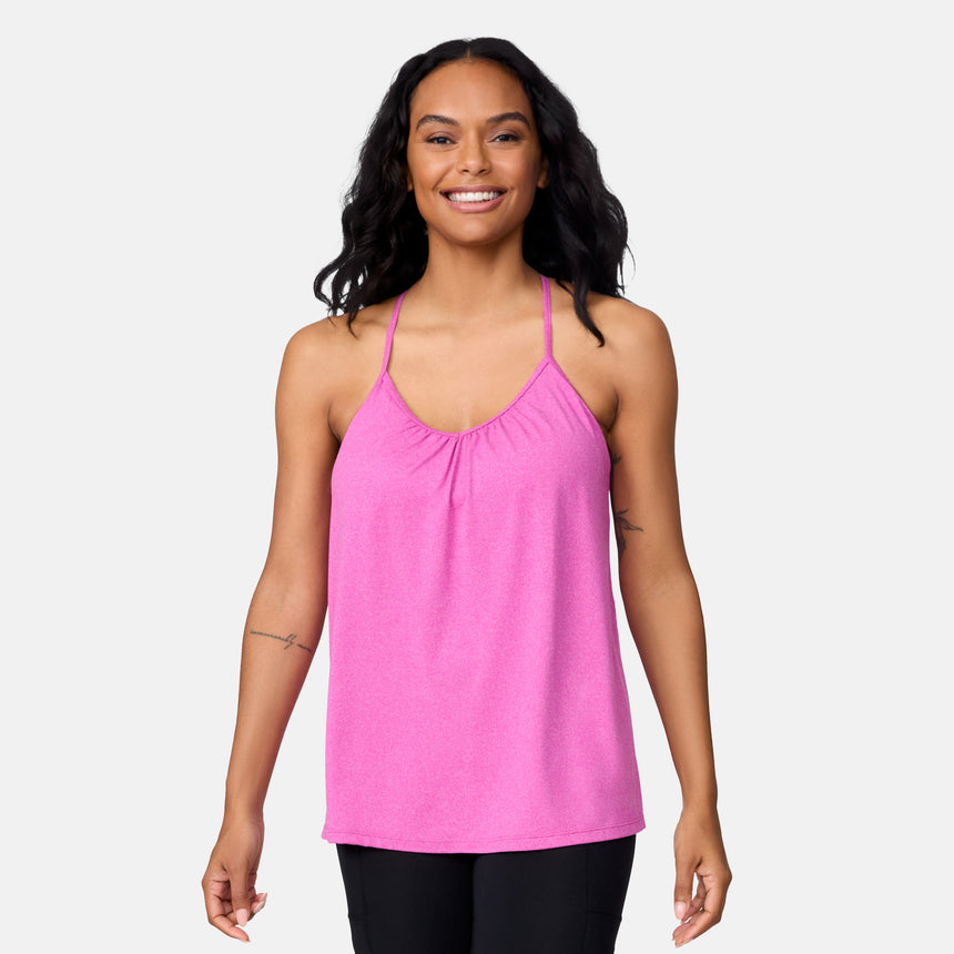 Women's Microtech® Chill B Cool V-Neck Cami Top with Built-In Bra
