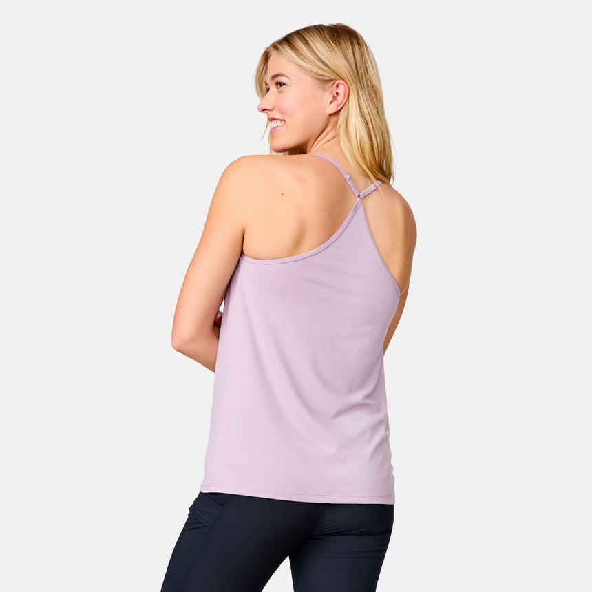 Women's Microtech® Chill B Cool V-Neck Cami Top with Built-In Bra