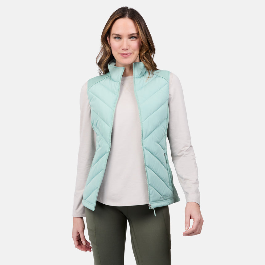 Women's Quilted Hybrid Vest