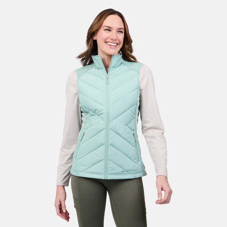 Women's Quilted Hybrid Vest