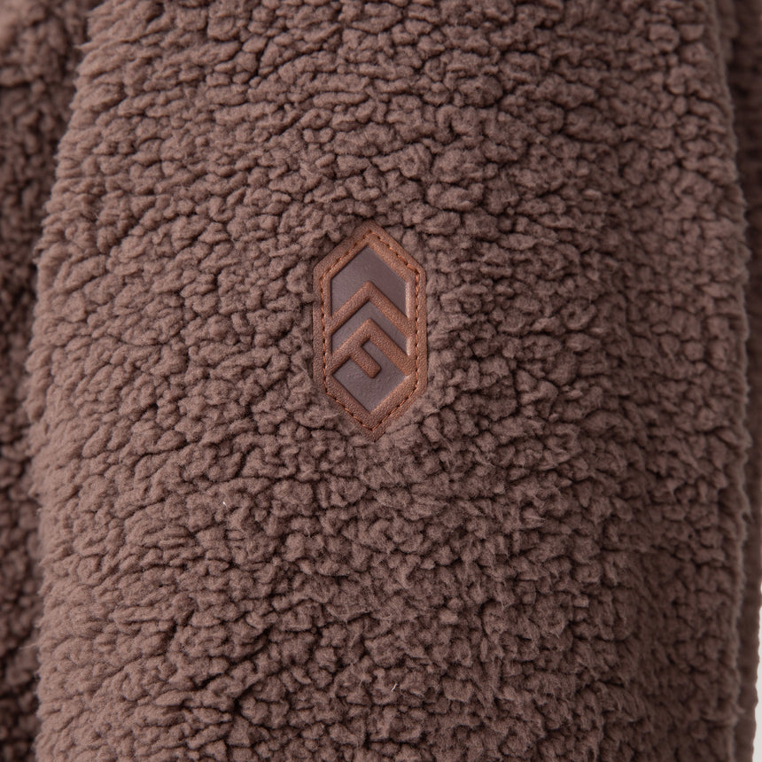 Women's Sherpa Shacket - S - Driftwood #color_driftwood