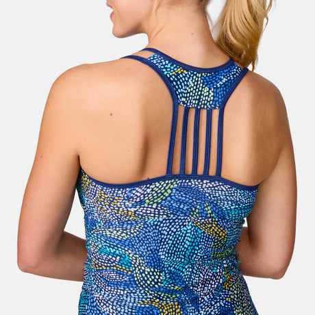 Women's Fresco Lace-Up Racerback Tankini Top
