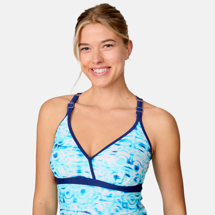 Women's Mirage Macrame Back Tankini Top
