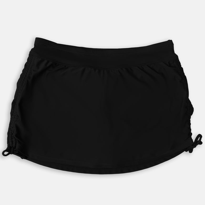 Women's Side Shirred Swim Skirt