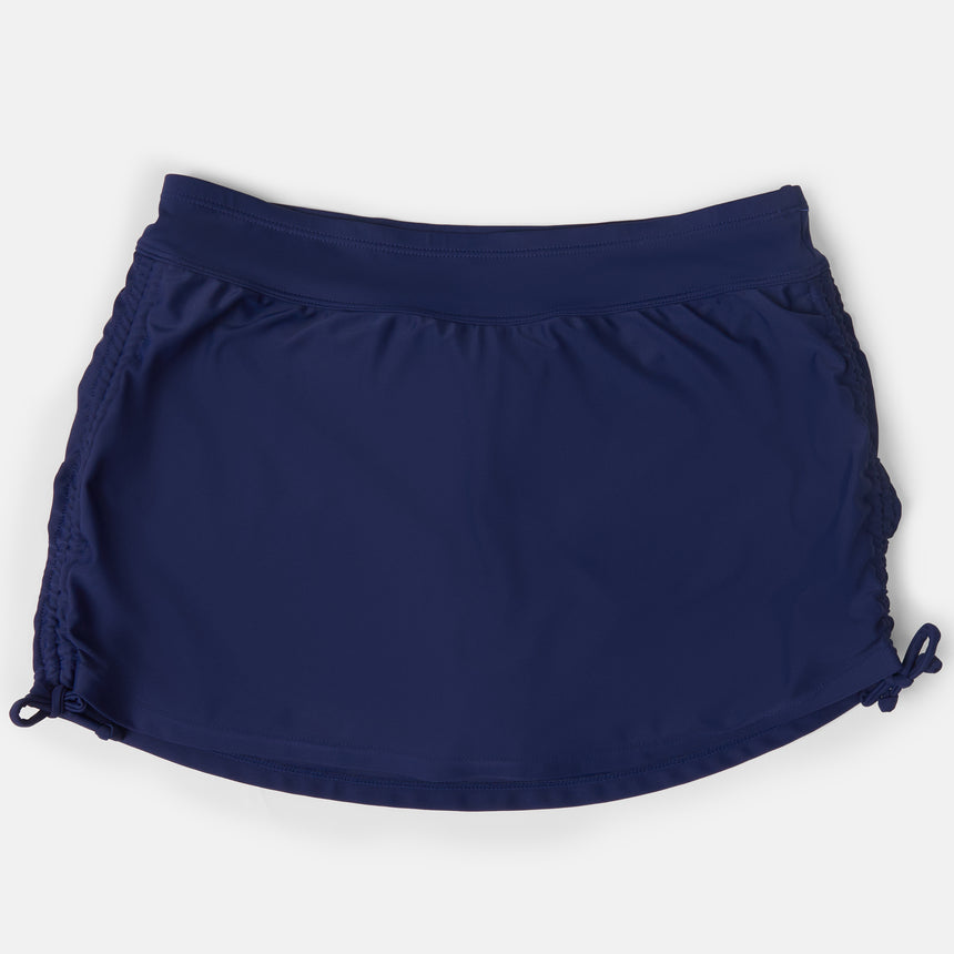 Women's Side Shirred Swim Skirt