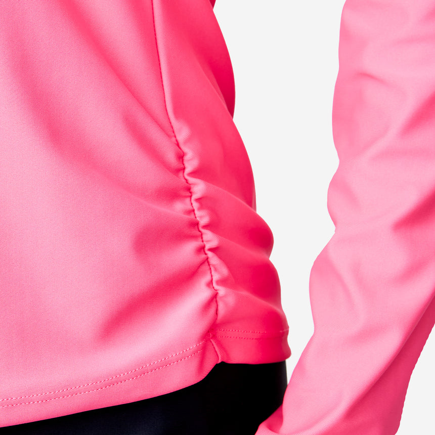 Women's Long Sleeve Zip Swim Shirt with Built-in Bra
