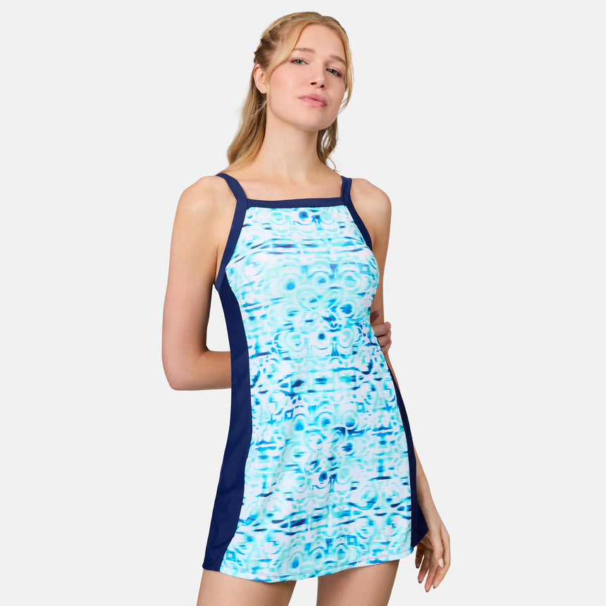 Women's Swim Dress with Built-in Biker Short