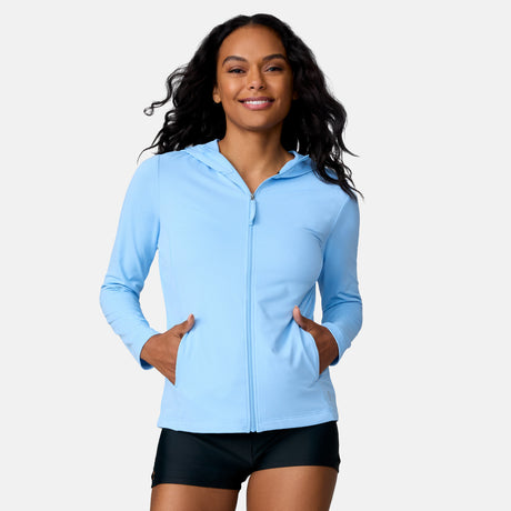 Women's SunFree Full Zip UPF Sunshirt