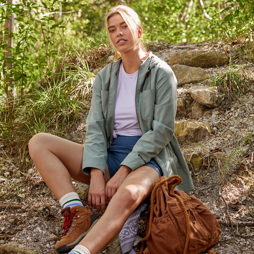 Women's Lightweight Cascade Canvas Jacket - Moss - S #color_moss