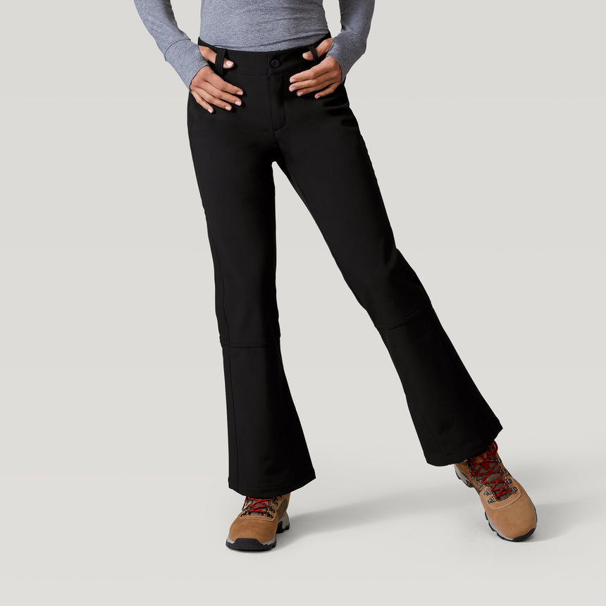 Women's Nimble Super Softshell® Ski Pants Jet Black #color_jet-black