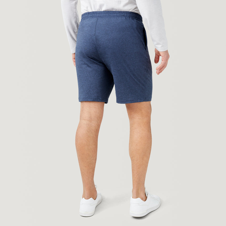 Men's Lightweight Sueded Shorts - Navy - M #color_navy