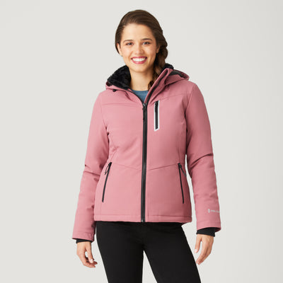 Women's Thermo Super Softshell® Ski Jacket - Mauve Clay - S #color_mauve-clay