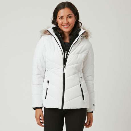 Women's Unstoppable II Poly Air Touch Jacket - White - S #color_white