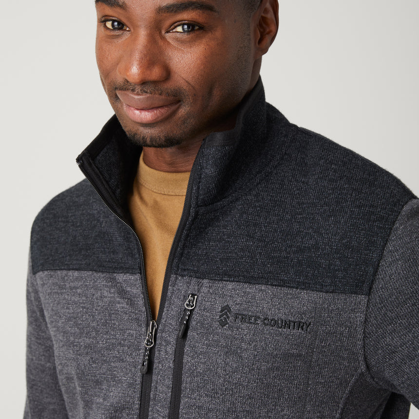 Men's Frore II Sweater Fleece Jacket - Charcoal - S #color_charcoal