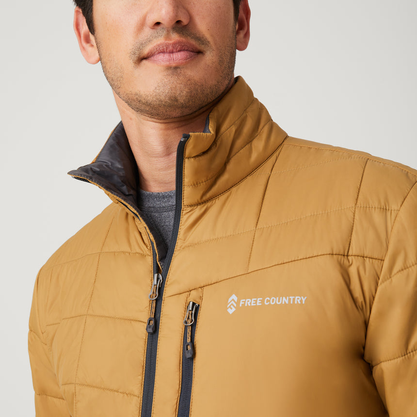Men's FreeCycle® Stimson Puffer Jacket - Bronze Bark - M #color_bronze-bark