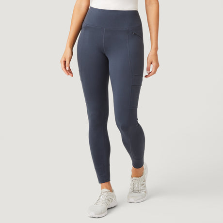 Women's Get Out There Trail Tights - Charcoal #color_charcoal
