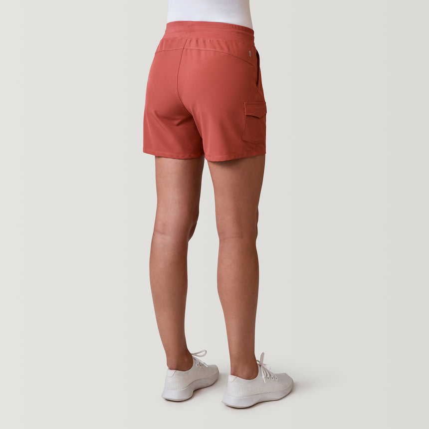 [Model is 5’9” wearing a size Small.]  Women's Trail to Town Short - Terracotta - S #color_terracotta