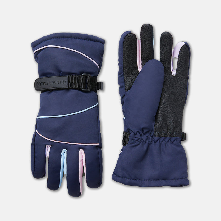 Girls' Ski Glove - Navy #color_navy