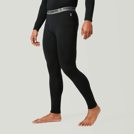Free Country Men's Microtech Heat Base Layer Bottom 2-Pack -  - #color_black