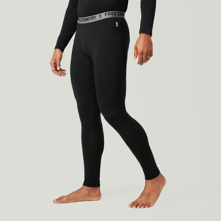 Free Country Men's Microtech Heat Base Layer Bottom 2-Pack -  - #color_black