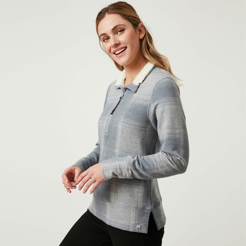 Free Country Women's Luxe+ 1/2 Zip -  - #color_grey