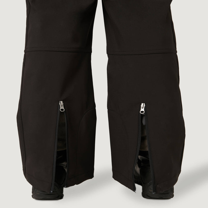 Women's Plus Size Nimble Super Softshell® Ski Pants - Black#color_black