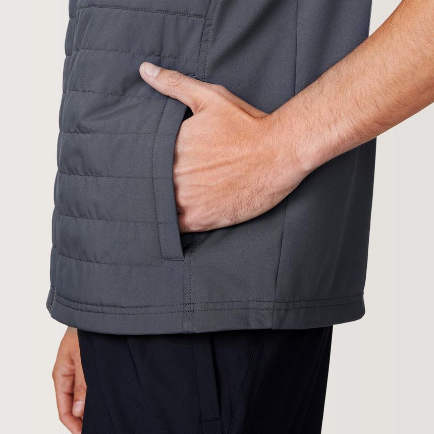 Men's High Stretch Full Zip Vest