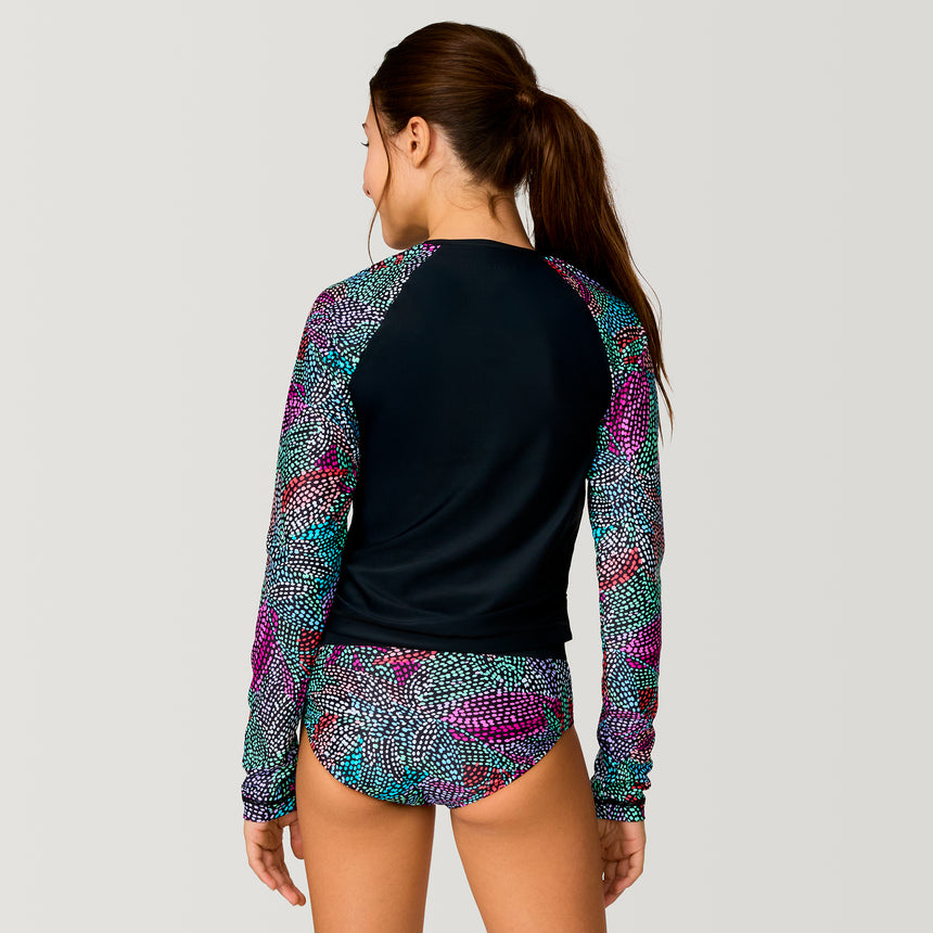 Girls' Fresco Rash Guard and Bikini Swim Set